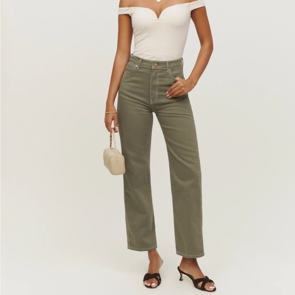 Reformation Cowboy High Rise Straight Jean - Picture 3 of 5